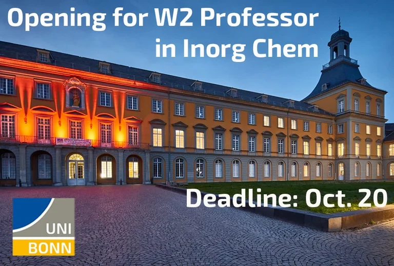 Opening for W2 Professor in Inorganic Chem