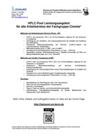 HPLC-Pool Leistungsangebot