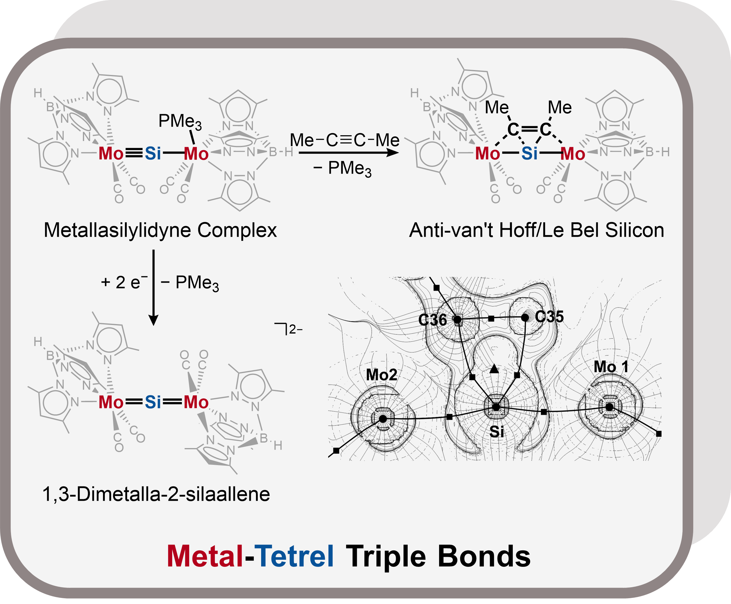 Metal-Tetrel Triple Bonds