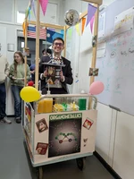 Dr. Tim Schwartz is “crowned” the first PhD of the Lu Group @UniBonn