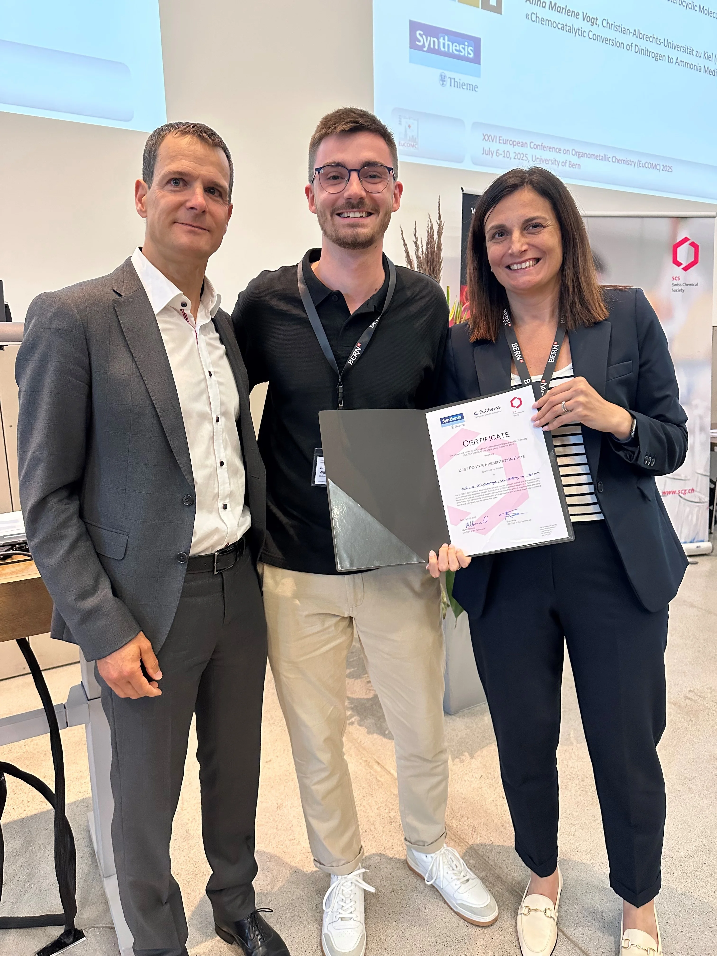 Erfolgreiche Posterpräsentation bei der EuCOMC 25: Julius Wijbenga ausgezeichnet