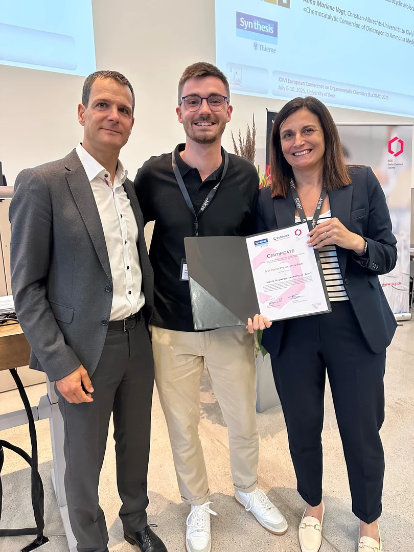 Erfolgreiche Posterpräsentation bei der EuCOMC 25: Julius Wijbenga ausgezeichnet