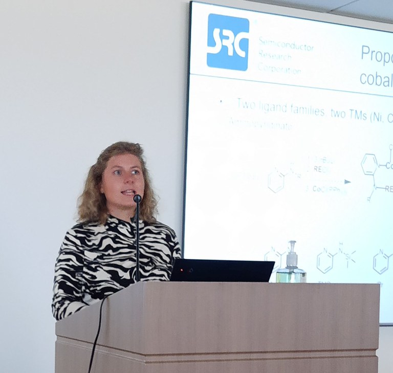 Pauline and Connie present at the Semiconductor Research Corporation Annual Review