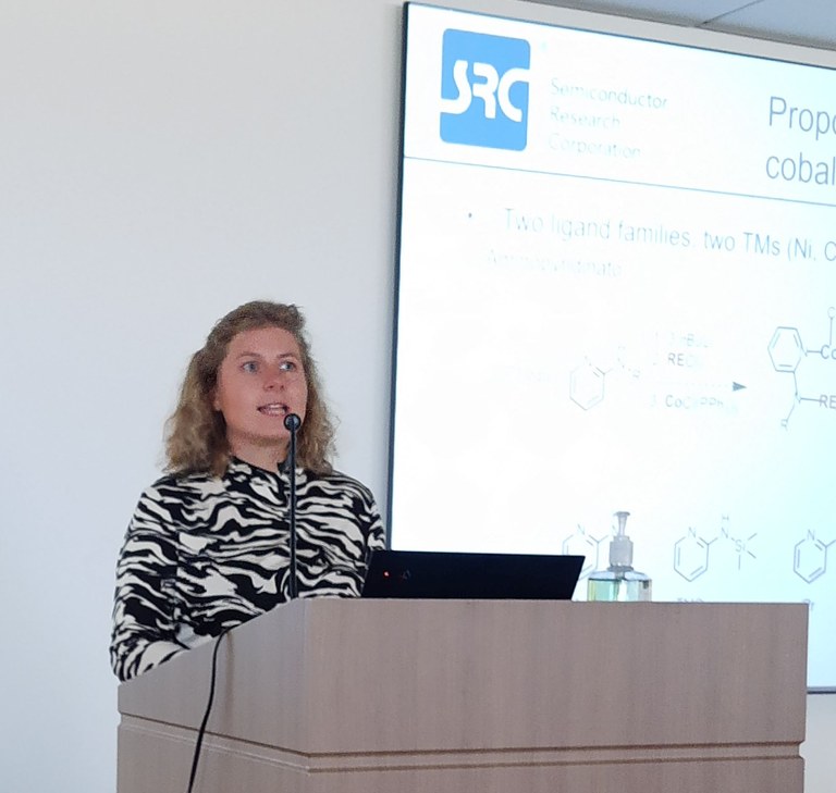 Pauline and Connie present at the Semiconductor Research Corporation Annual Review Pauline and Connie present at the Semiconductor Research Corporation Annual Review