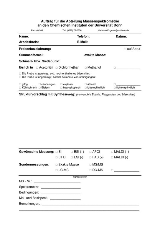 Auftrag PDF