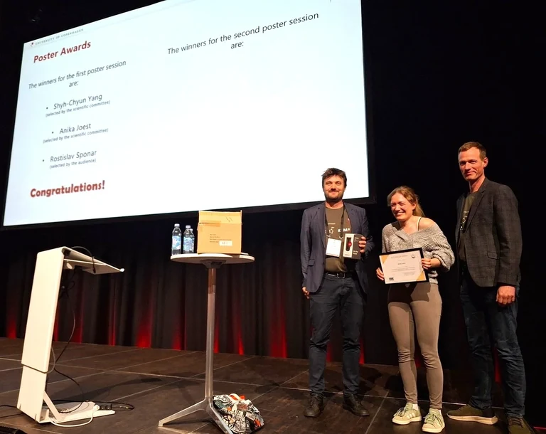 BEST POSTER AWARD received by Anika Joest