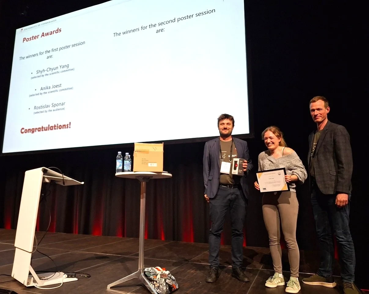 BEST POSTER AWARD received by Anika Joest